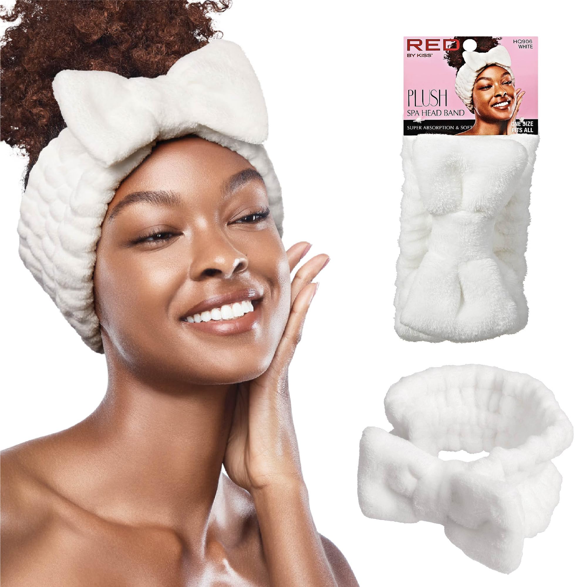Amazon.com : Red by Kiss Spa Headband for Washing Face Facial